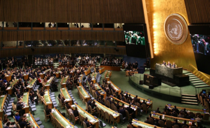 بيان مؤسسة الامام الشيرازي بمناسبة انعقاد اعمال الجمعية العمومية للأمم المتحدة